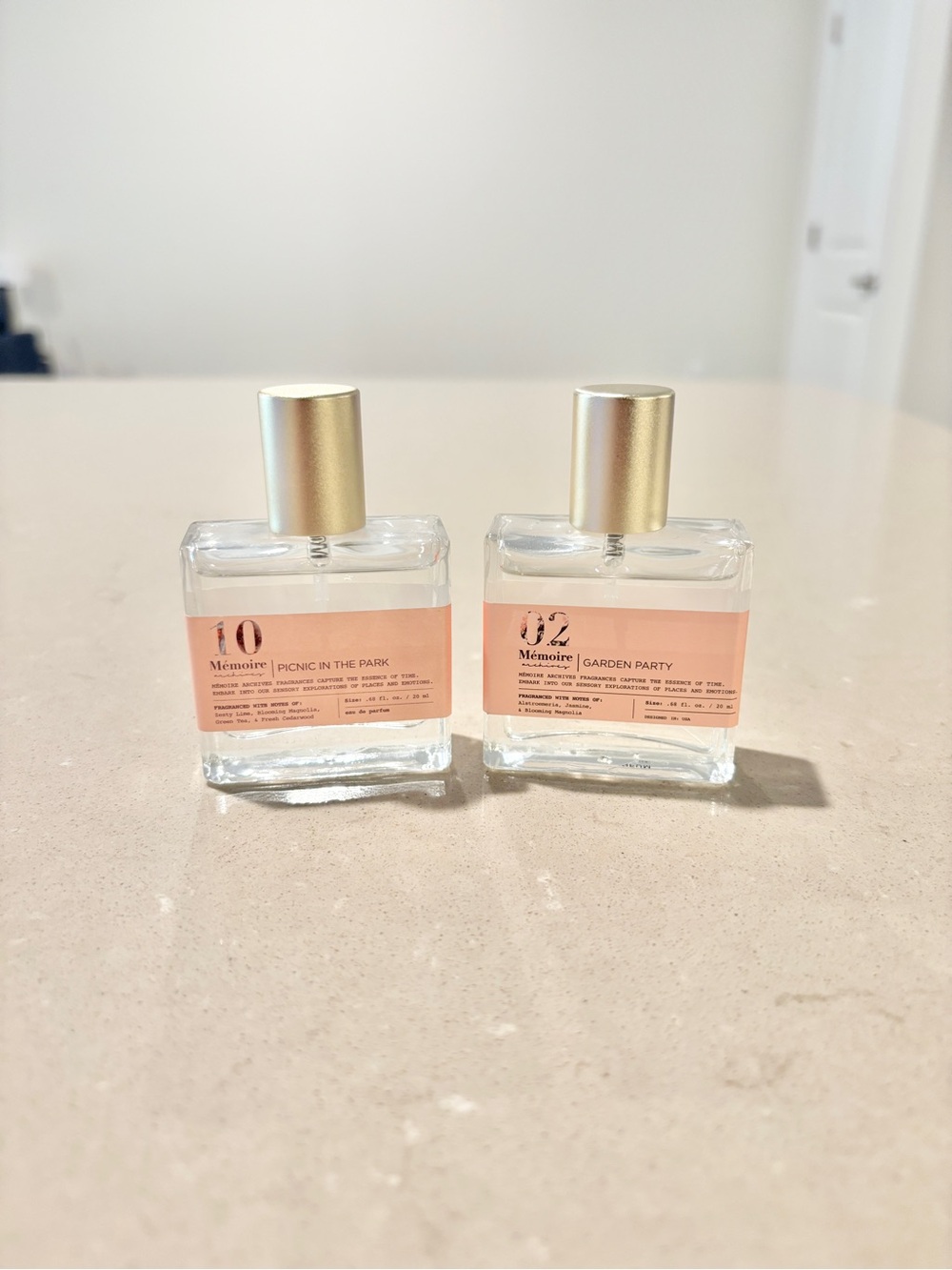 Mémoire Archives 02 Garden Party & 10 Picnic in the Park Mini EDP Duo Set New